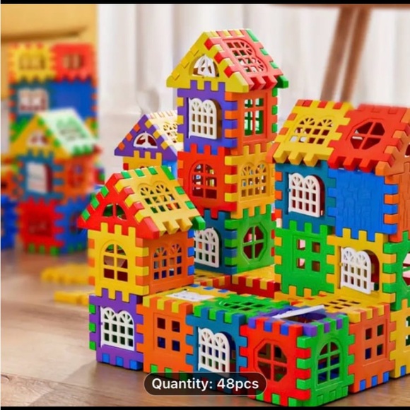 Fashion Toy | Toys | New Colorful Large House Building Blocks Window ...